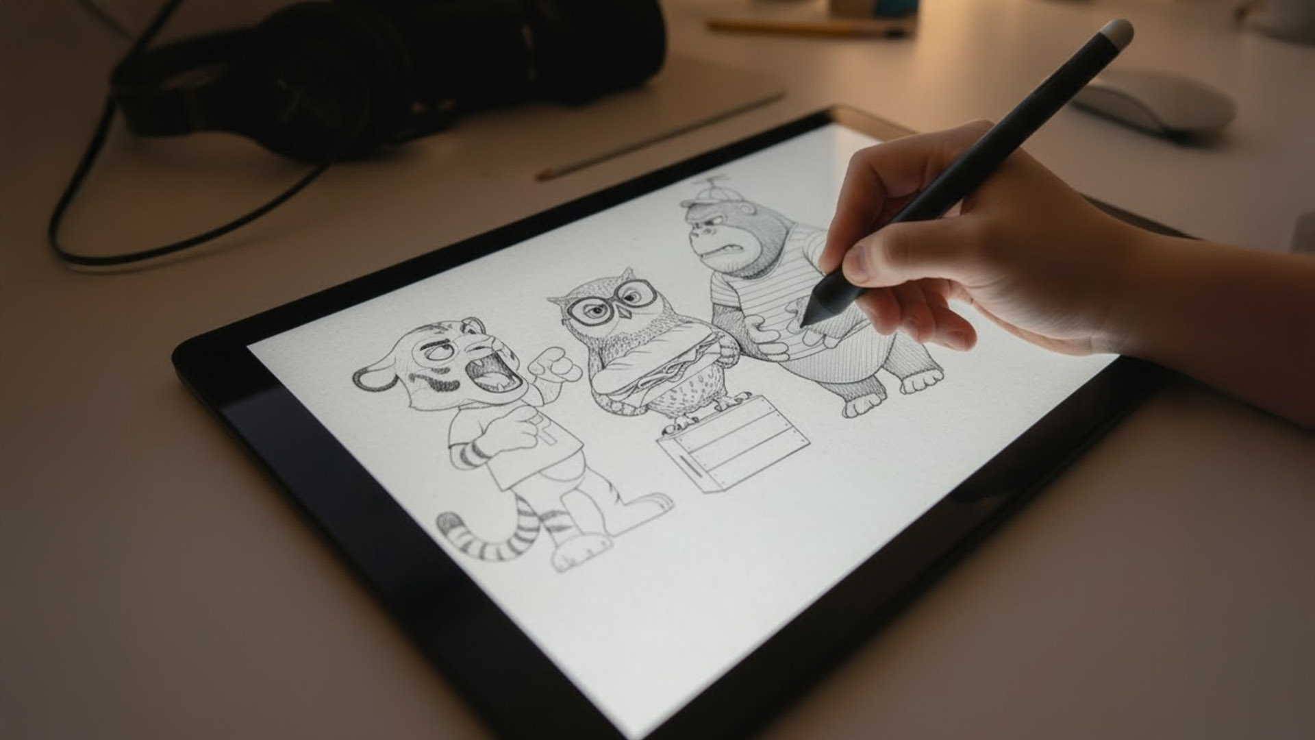 Ilustración a mano alzada Alicante